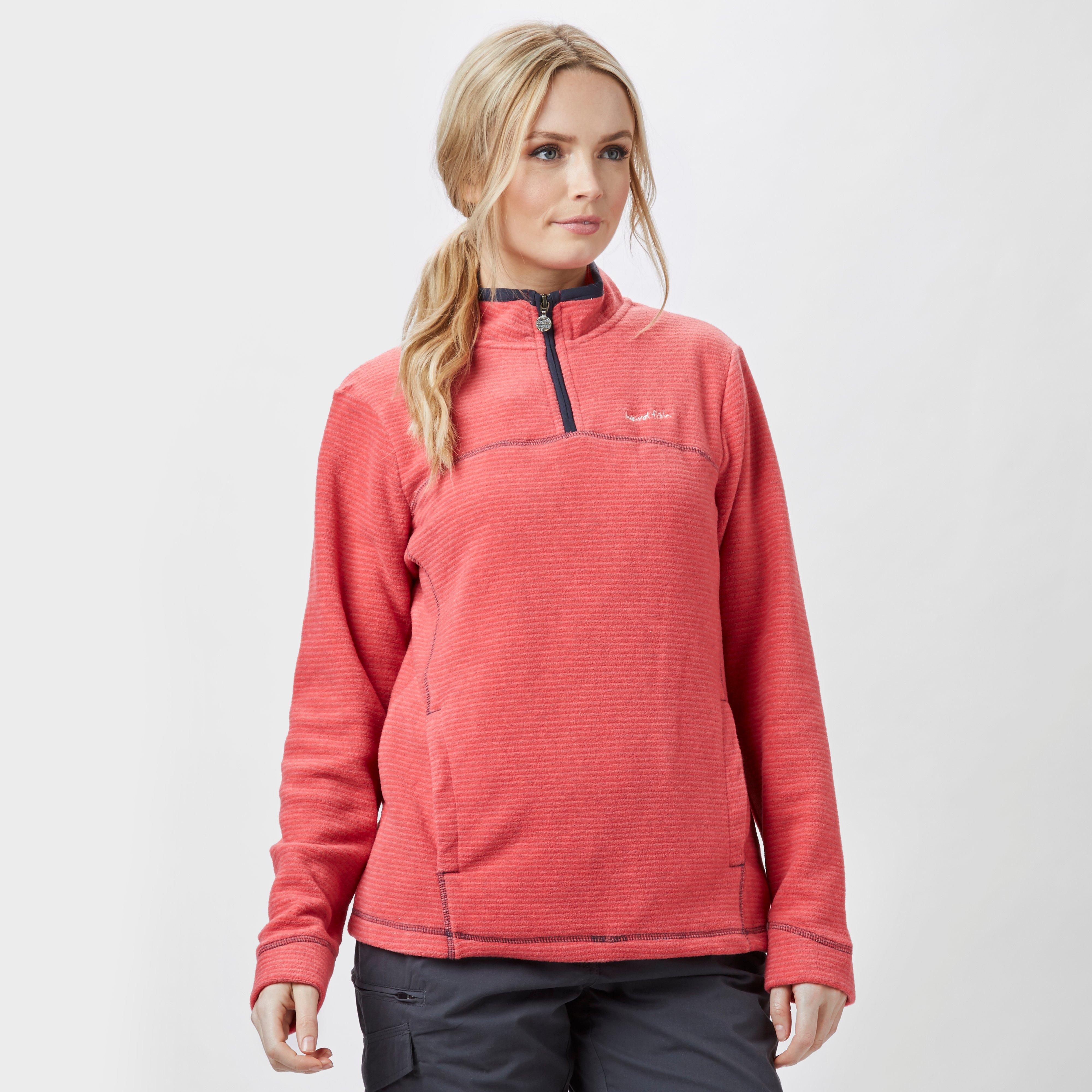 Weird Fish Weird Fish Womens Chrystal Quarter Zip Fleece - Pink, Pink Weird Fish Weird Fish Womens Chrystal Quarter Zip Fleece - Pink, Pink