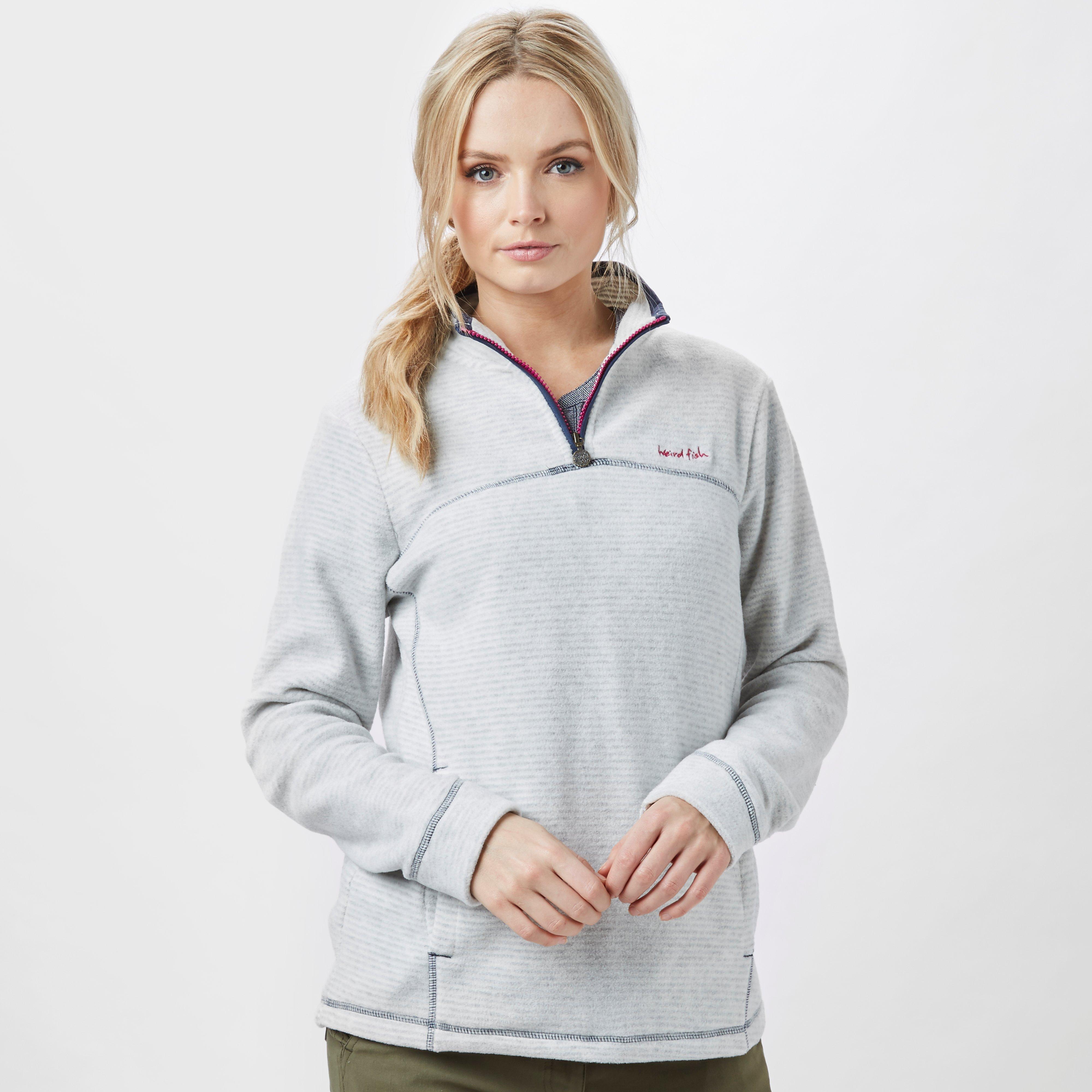 Weird Fish Weird Fish Womens Chrystal Quarter Zip Fleece - Cream, Cream Weird Fish Weird Fish Womens Chrystal Quarter Zip Fleece - Cream, Cream