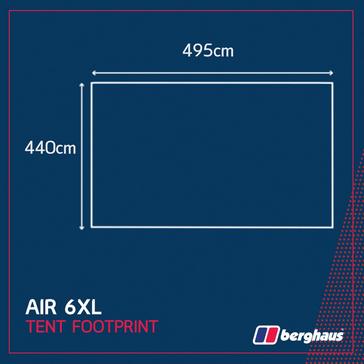 Black Berghaus Air 600XL/6.1XL/6XL Footprint Tent Protector