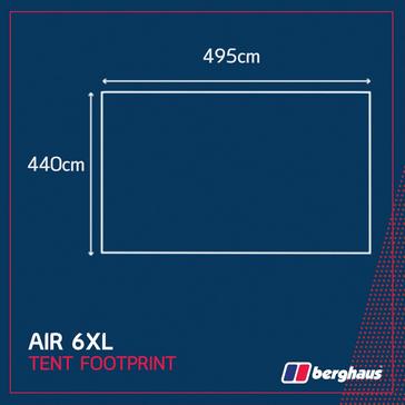 Black Berghaus Air 600XL/6.1XL/6XL Footprint Tent Protector