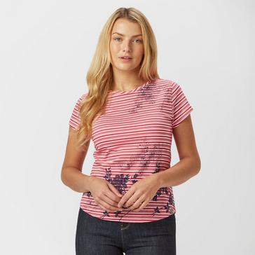 Pink Peter Storm Women’s Striped Floral Tee