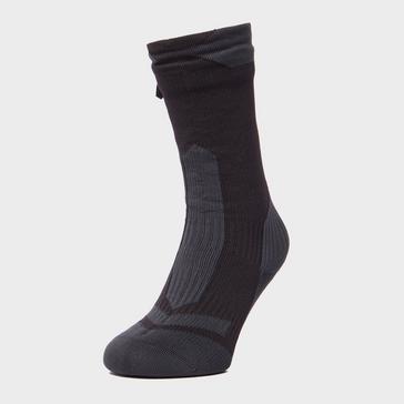 Grey Sealskinz Men’s Trek Mid Length Socks