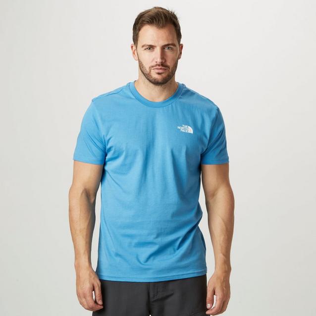 Light Blue The North Face Men's Simple Dome T-Shirt image 1