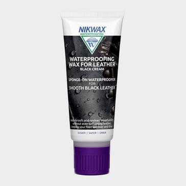 Black Nikwax Waterproofing Wax For Leather Cream - Black 100m