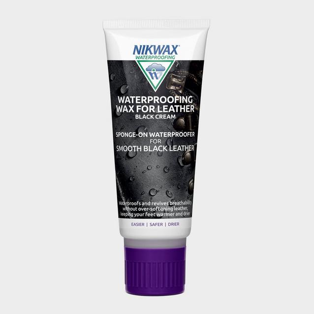 Grey Nikwax Waterproofing Wax For Leather Cream - Black 100m image 1