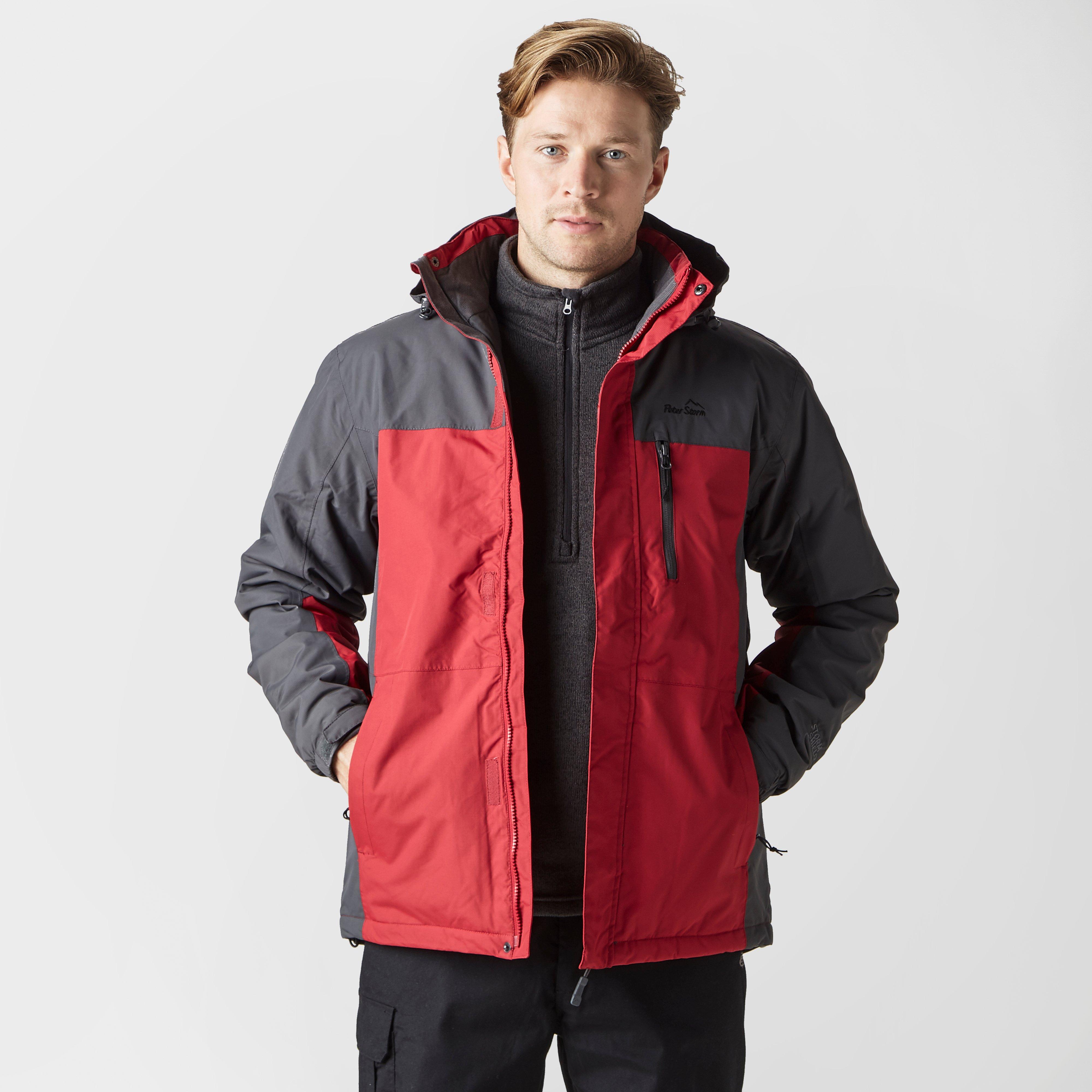 Peter Storm Peter Storm Mens Insulated Pennine Jacket - Red, Red Peter Storm Peter Storm Mens Insulated Pennine Jacket - Red, Red