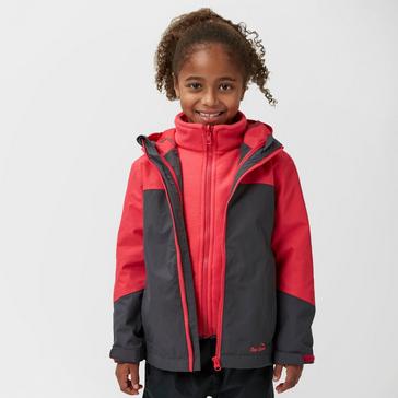 Dark Grey Peter Storm Girls' Cloudburst 3 in 1 Jacket