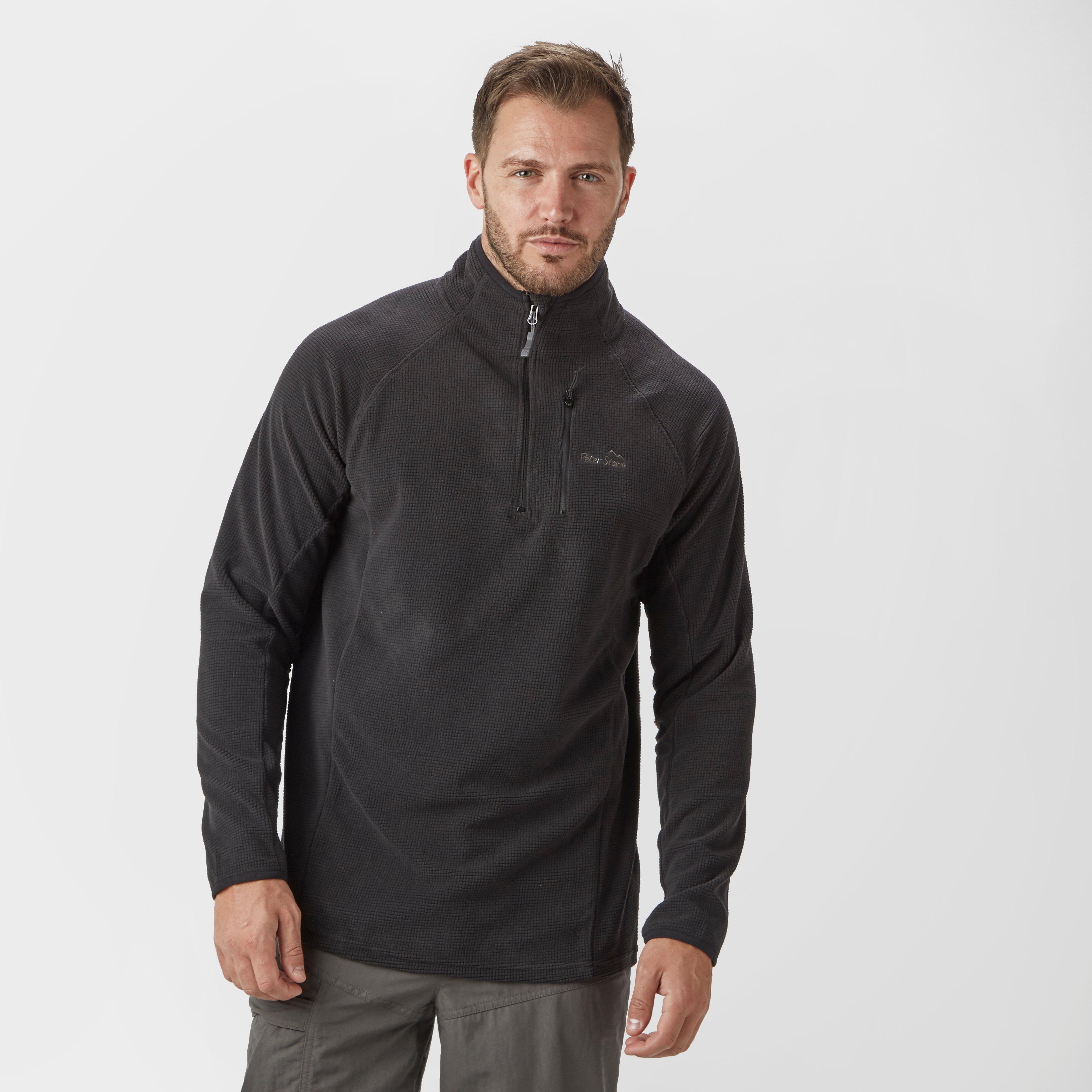 Men s Grid Half Zip Fleece