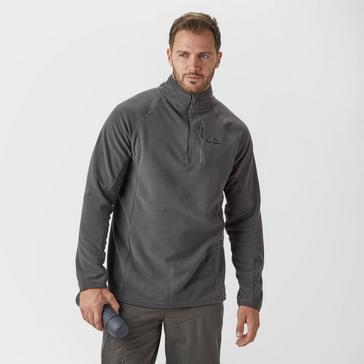 Grey Peter Storm Men's Grid Half Zip Fleece