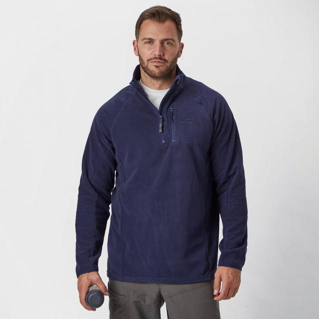 Mens half shop zip jacket