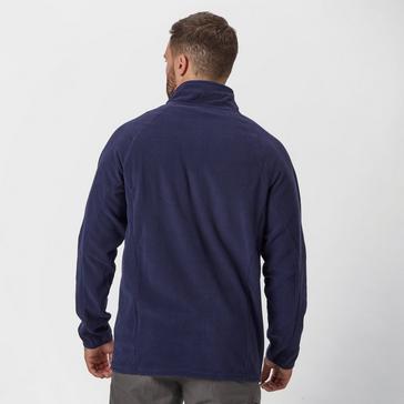 Navy Peter Storm Men's Grid Half Zip Fleece