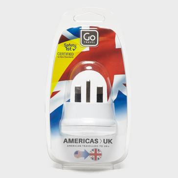 White Design Go USA - UK plug adaptor