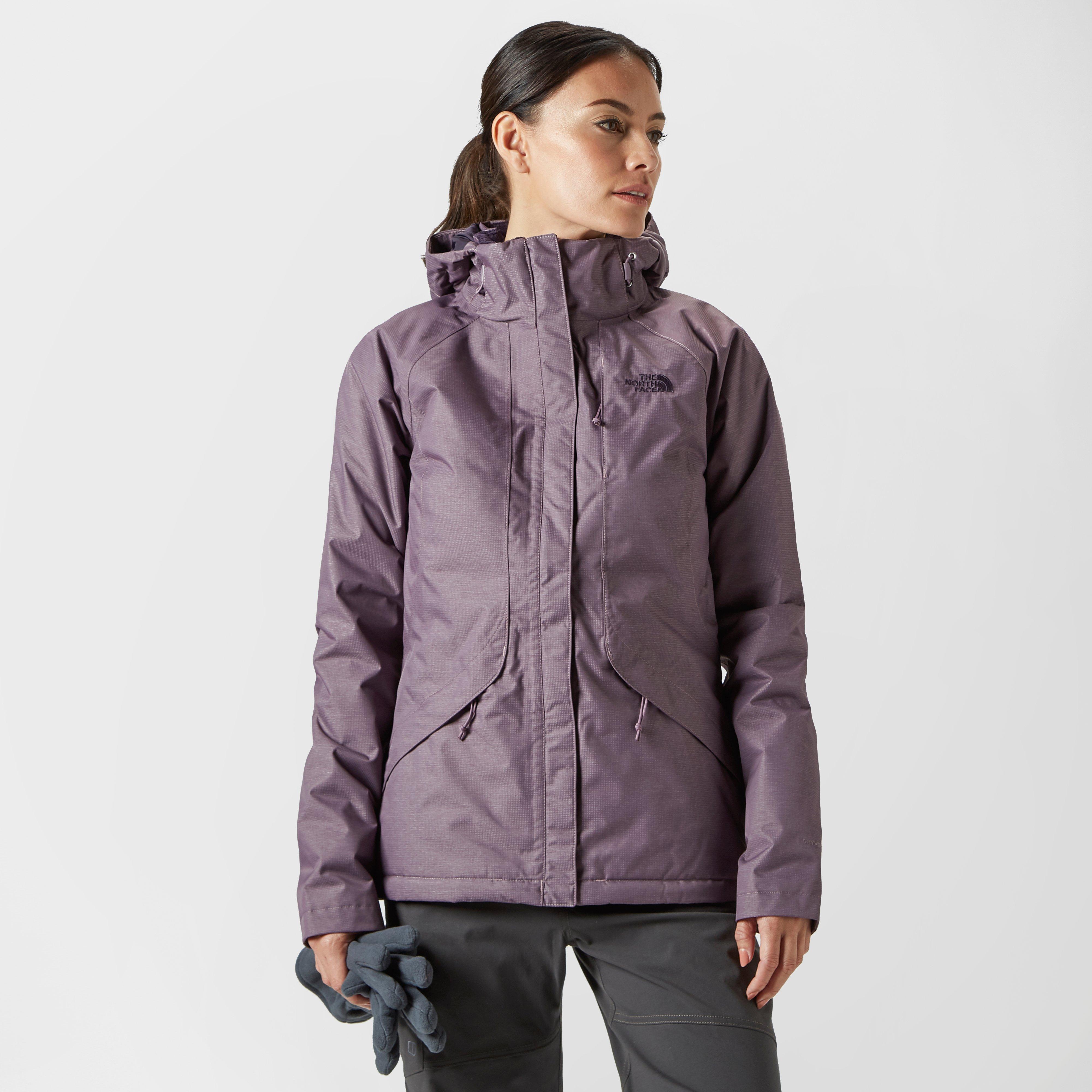 purple womens north face jacket