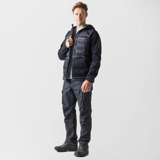 Men's ramble down hybrid clearance hooded jacket