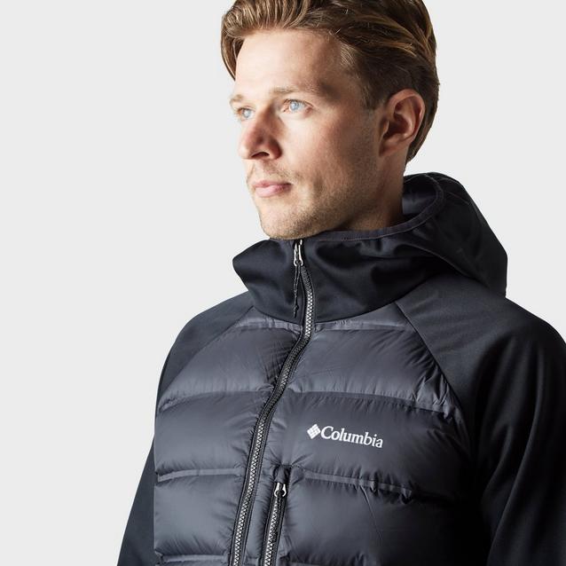 Columbia ramble down store hybrid hooded jacket