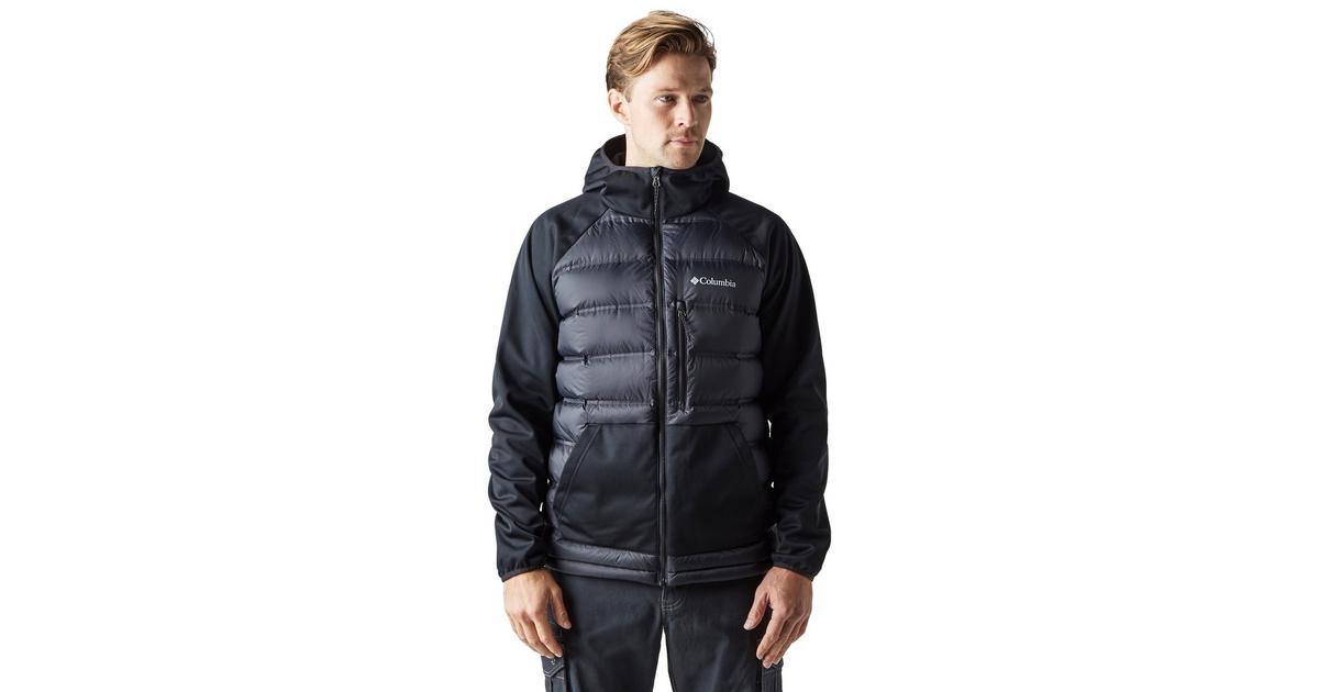 Men's ramble down hybrid hooded outlet jacket