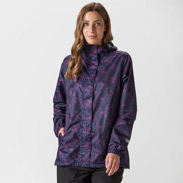 Purple Peter Storm Women’s Patterned Packable Jacket