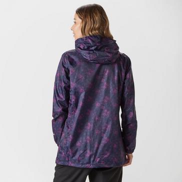 Purple Peter Storm Women's Printed Packable Jacket