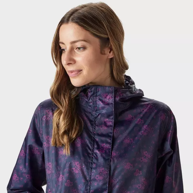 New Peter Storm Womens Printed Packable Jacket 