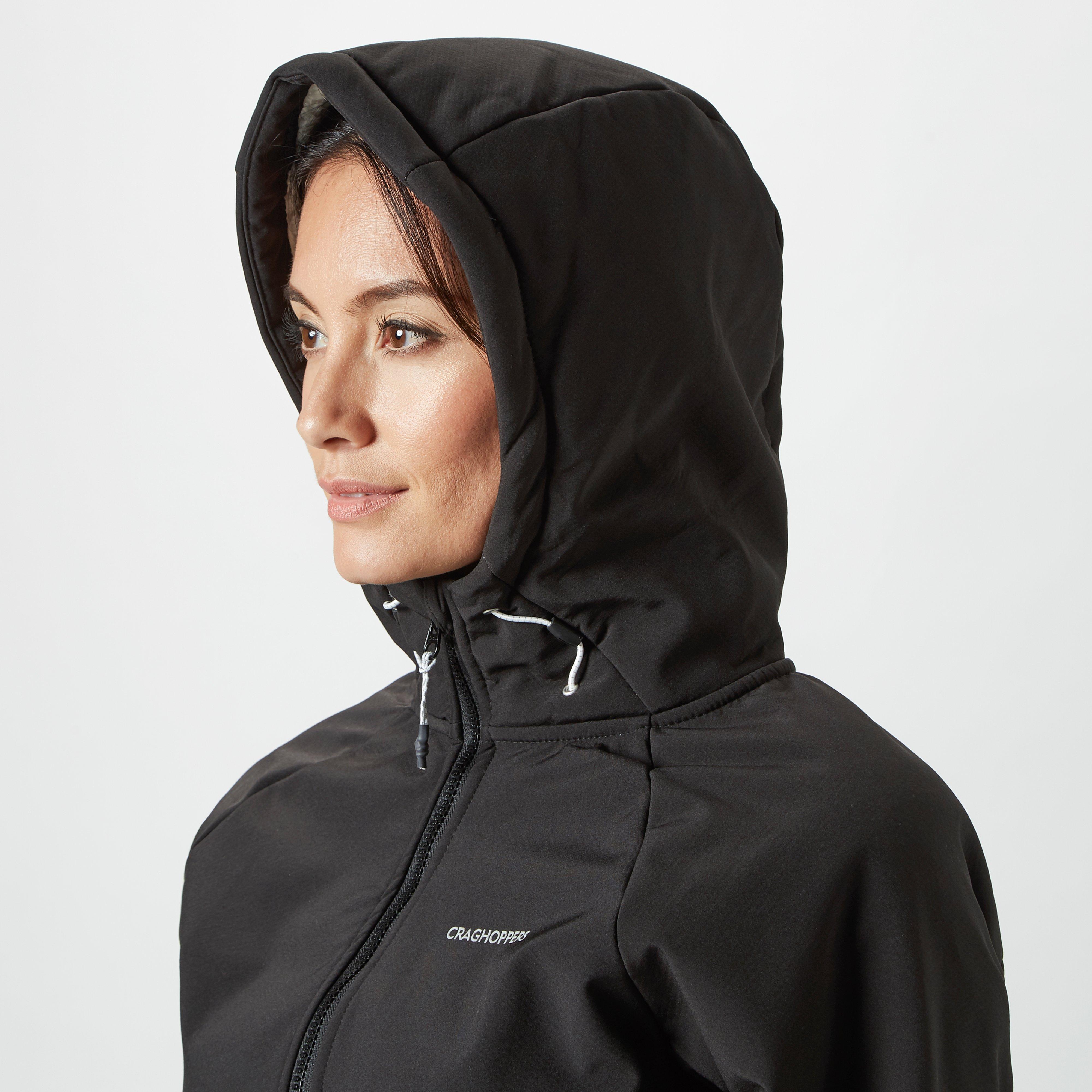 craghoppers ingrid hooded jacket black