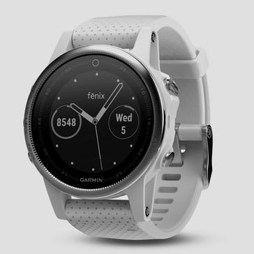 White Garmin fenix® 5S Multi-Sport GPS Watch