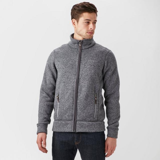 Mens on sale grey fleece