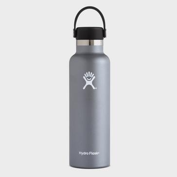Grey Hydro Flask 21oz Standard Mouth Flask