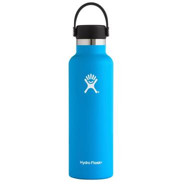 BLUE Hydro Flask 21oz Standard Mouth Flask