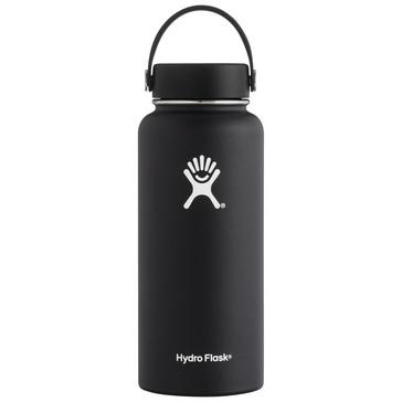 Black Hydro Flask 32oz Wide Mouth Flask