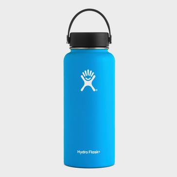 Blue Hydro Flask 32oz Wide Mouth Flask