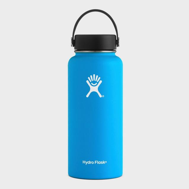 blue Hydro Flask 32oz Wide Mouth Water Bottle image 1