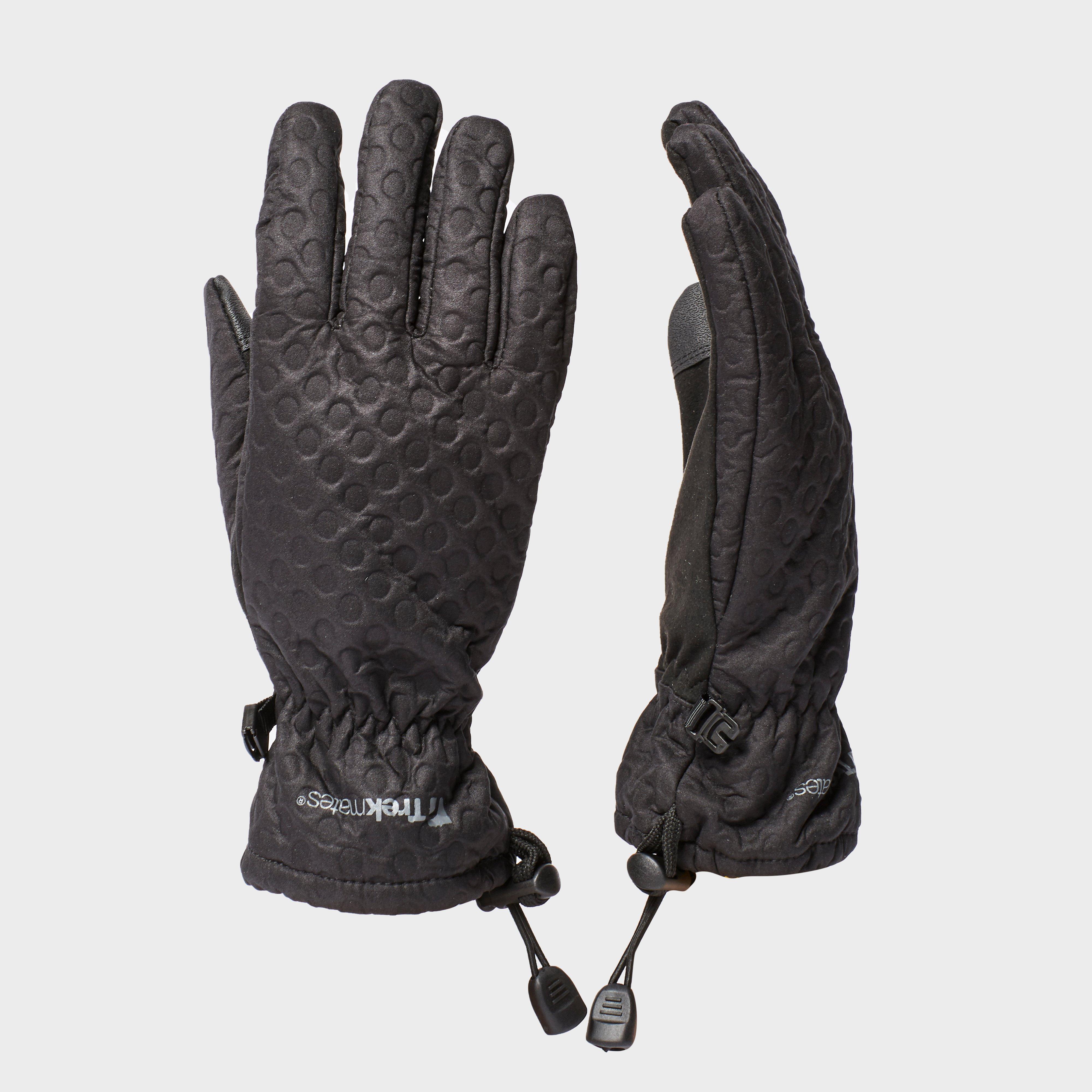 ladies navy thermal gloves