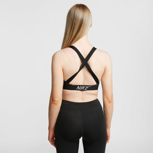 Nike training indy outlet logo bra