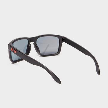 Black Oakley Holbrook Red Iridium Sunglasses