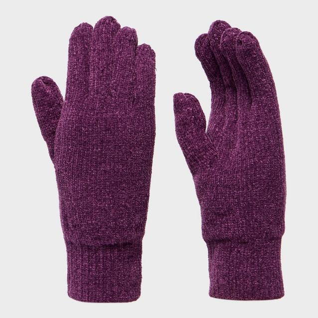 Purple Peter Storm Women’s Thinsulate Chennile Gloves image 1