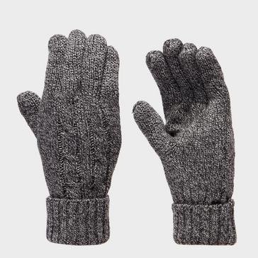 Grey|Grey Peter Storm Women’s Cable Knit Gloves