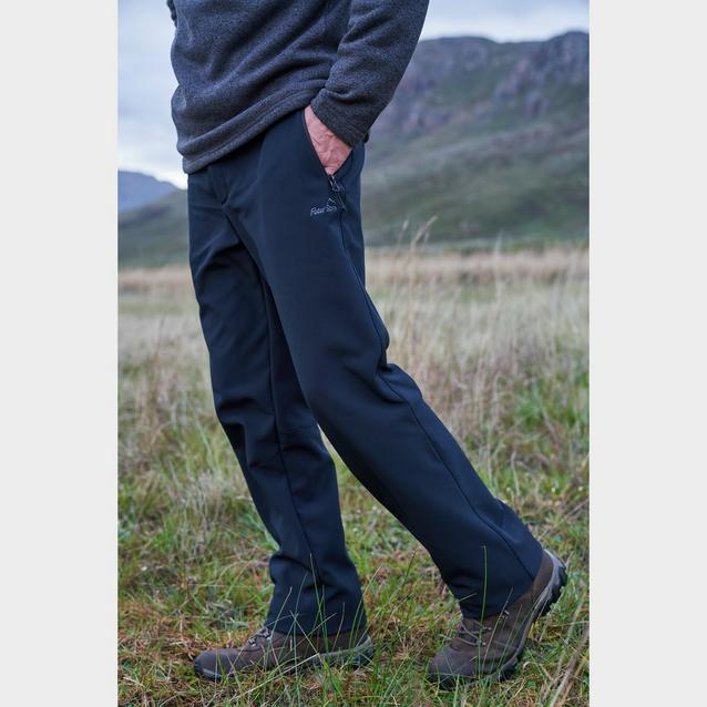 Softshell trousers with casual look