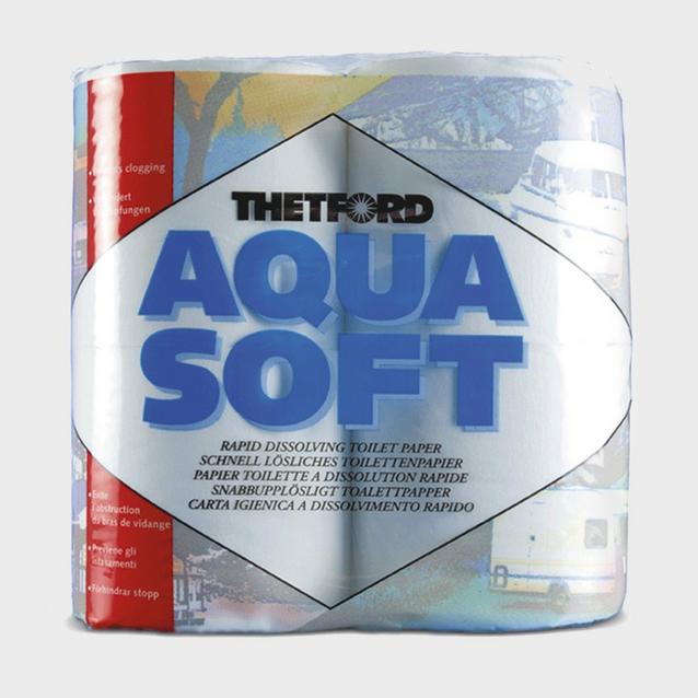 white Thetford Aqua Soft Camping Toilet Paper image 1