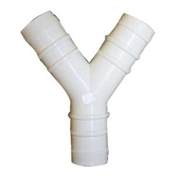 White W4 'Y' Hose Connector - 3/4