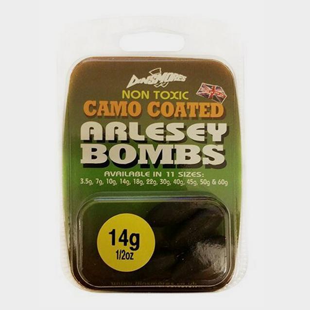 BLACK Dinsmores Sinking Arlesey Bombs (14g) Pack of Two image 1
