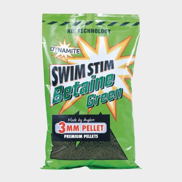 GREEN Dynamite Swim Stim Betaine Green Sinking Carp Pellets, 3mm image 1