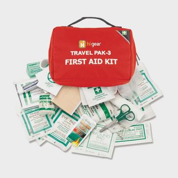 Red HI-GEAR First Aid Kit 3 (22 Items)