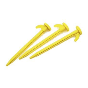 Yellow HI-GEAR Plastic Power Pegs 8” (10 Pack)