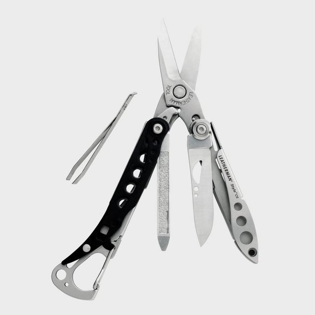 Silver Leatherman Style Keychain Tool image 1