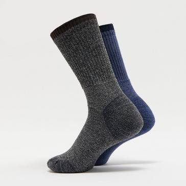 Blue HI-GEAR Kids' Walking Socks (2 Pair Pack)
