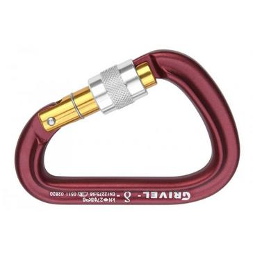 PURPLE Grivel Delta Screwgate K5N Carabiner