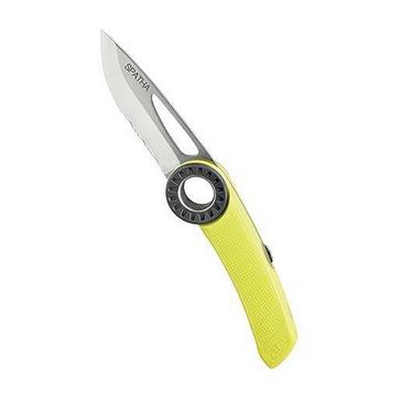 Yellow Petzl Spatha Knife