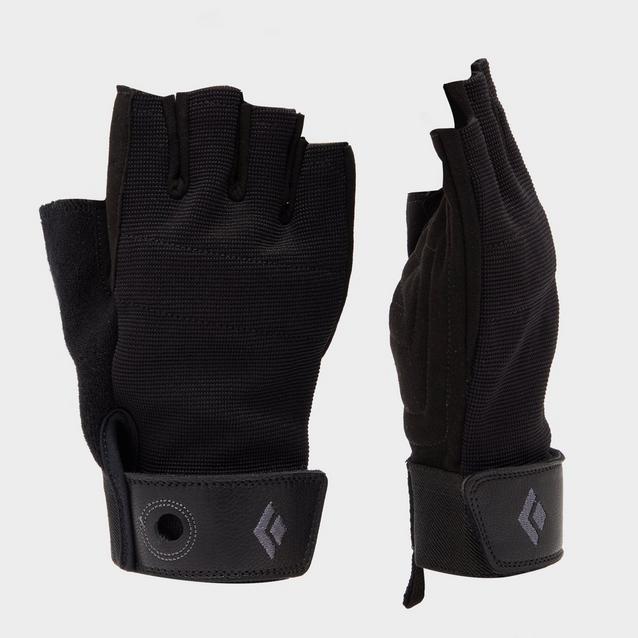 BLACK Black Diamond Crag Half-Finger Gloves image 1