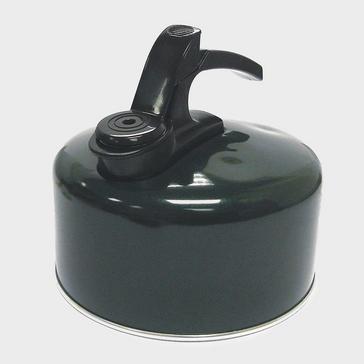 Black HI-GEAR 2-Litre Aluminium Whistling Kettle