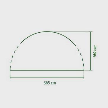 Silver COLEMAN Sunwall Door for Event Shelter Pro (14' x 14')